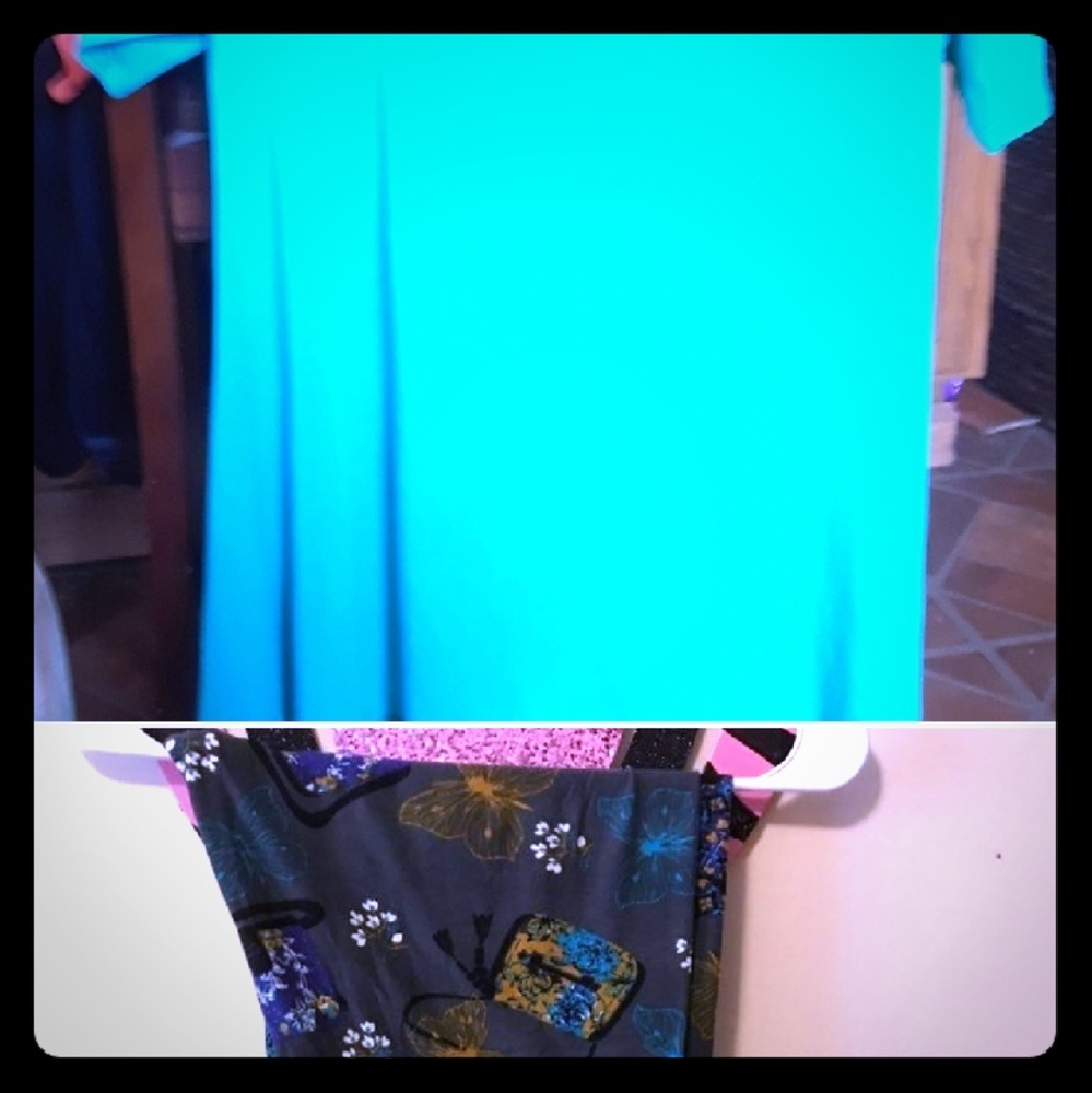 Lularoe top and leggings